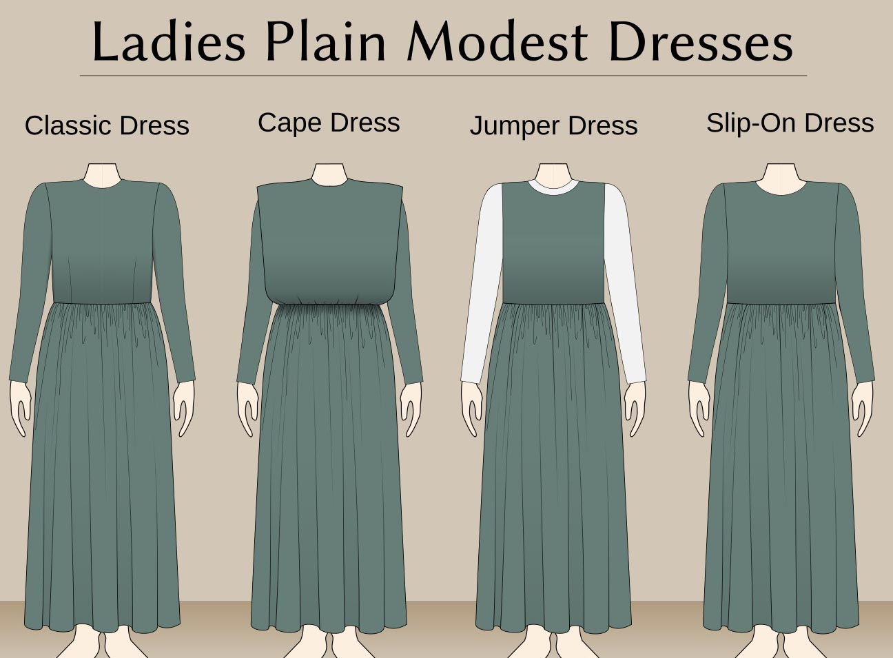 Ladies Modest Plain Clothing